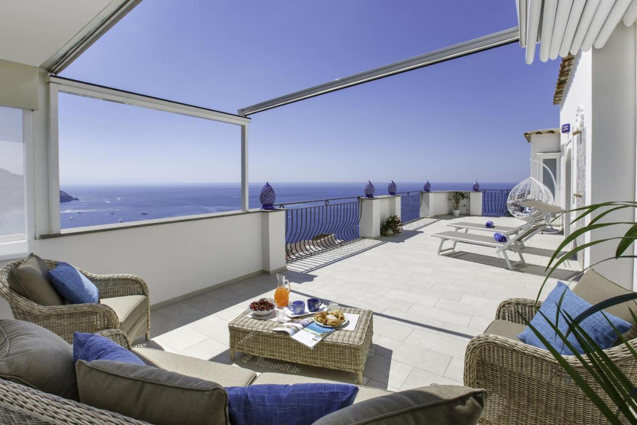 Estate4Home - Villa Settemari Scrigno Positano Eksteriør billede
