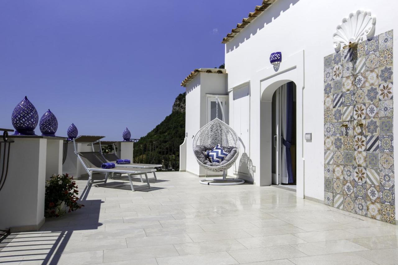 Estate4Home - Villa Settemari Scrigno Positano Eksteriør billede