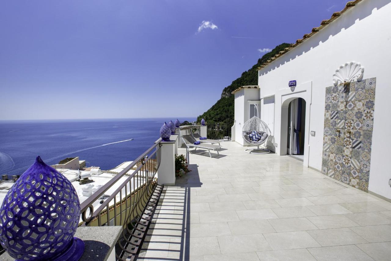 Estate4Home - Villa Settemari Scrigno Positano Eksteriør billede